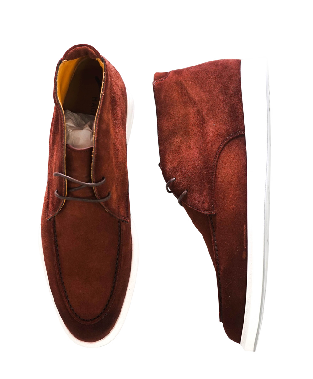 $475 MAGNANNI - Brown Suede Chukka Boots - US 9 (42EU)